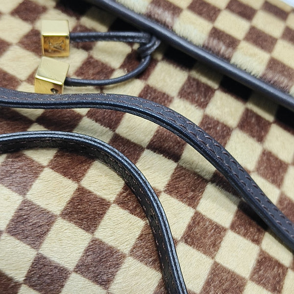 GAZELLE Damier Ebene Horsehair Brown