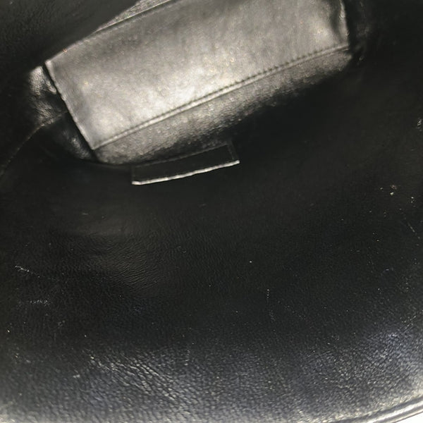 Calfskin Shoulder Bag Black