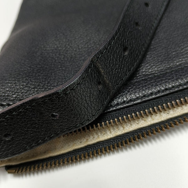 Print Calfskin Black