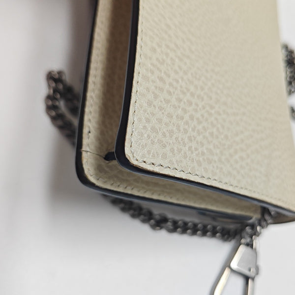 Dionysus Super Mini Calfskin Beige