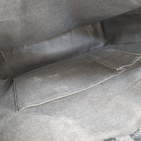 TADAO MM Damier Graphite Coated Canvas Gray