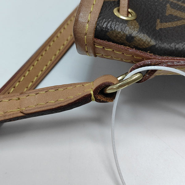 NÉONOÉ Nano Monogram Coated Canvas Brown
