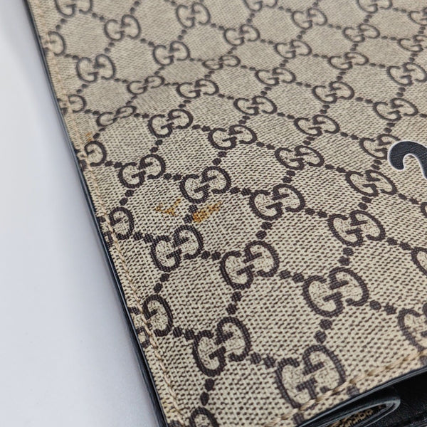 GG Supreme Monogram Coated Canvas Brown