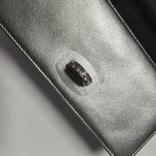 Crystal Lambskin Gray