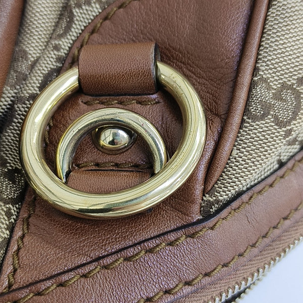 Sukey Monogram Canvas Beige