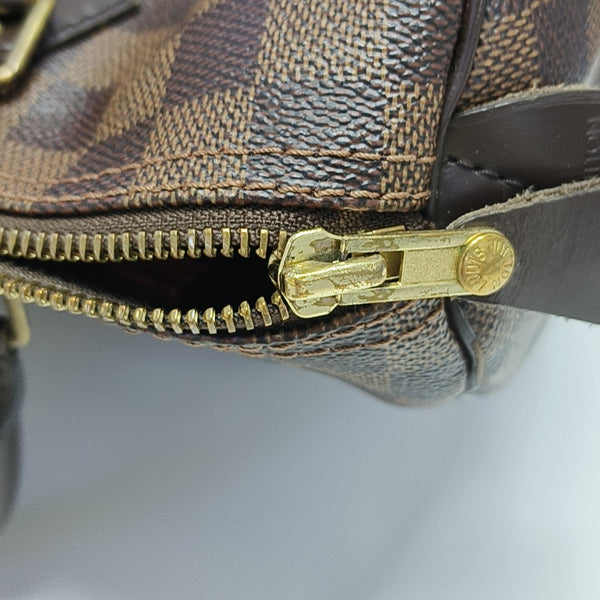 SPEEDY 30 Damier Ebene Coated Canvas Brown