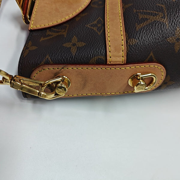DUFFLE Monogram Coated Canvas Brown