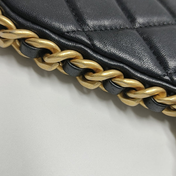 HOBO Small Quilted Lambskin Black