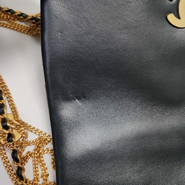 Quilted Lambskin Mini Black