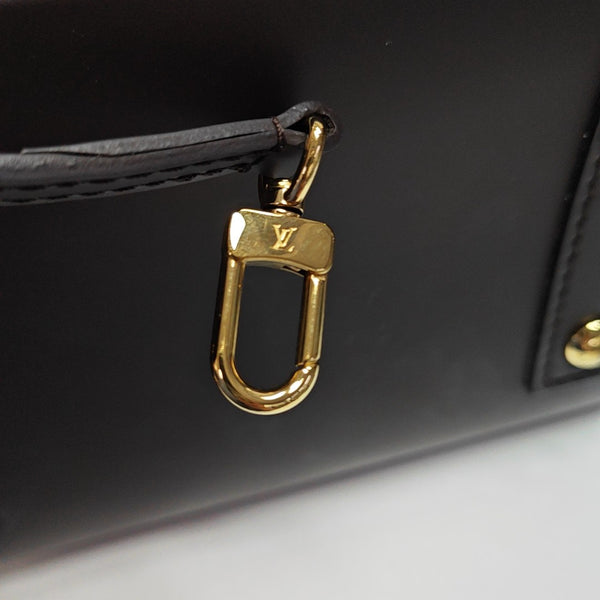 ALMA BB Damier Ebene Coated Canvas Brown