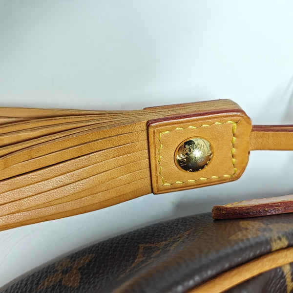 SAINT CLOUD Monogram Coated Canvas Brown