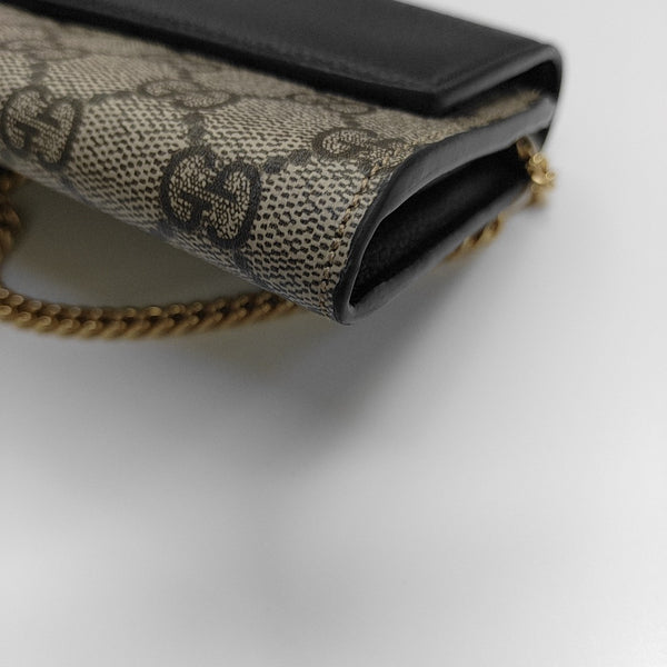 Monogram Canvas Shoulder Bag Beige