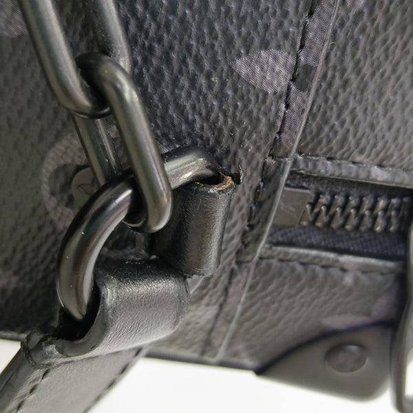 SOFT TRUNK Mini Monogram Coated Canvas Black