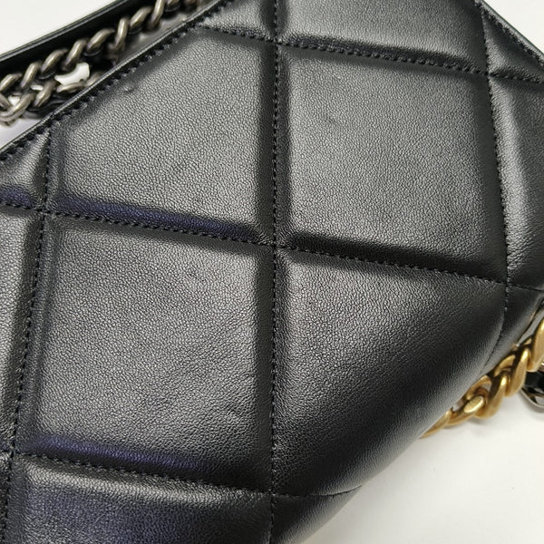 CHANEL 19 WOC Quilted Lambskin Gray