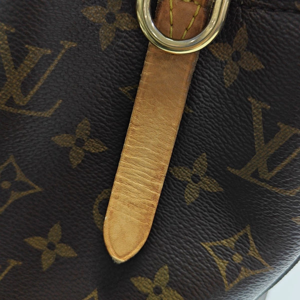 MONTAIGNE MM Monogram Coated Canvas Brown