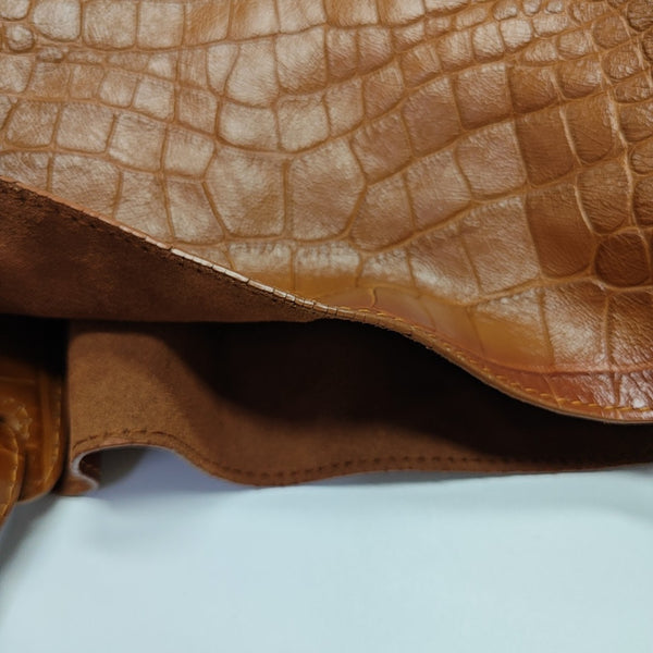 Calfskin Bucket Bag Brown
