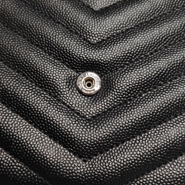 MONOGRAM Medium Chevron Calfskin Black