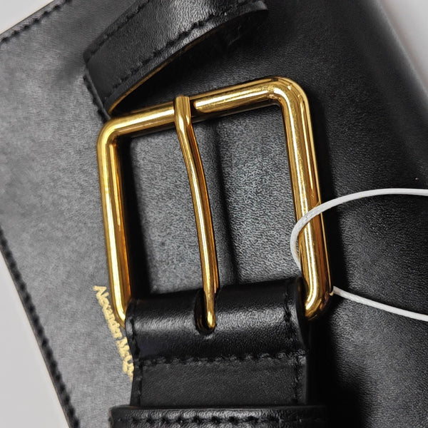 Calfskin Belt Bag Black