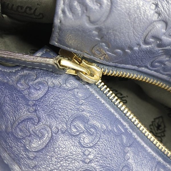 GG Imprime Monogram Calfskin Blue