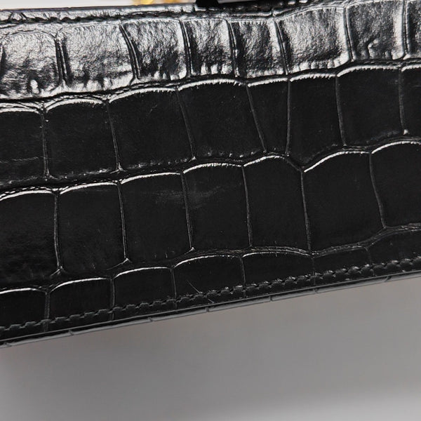 Hourglass Small Calfskin Black