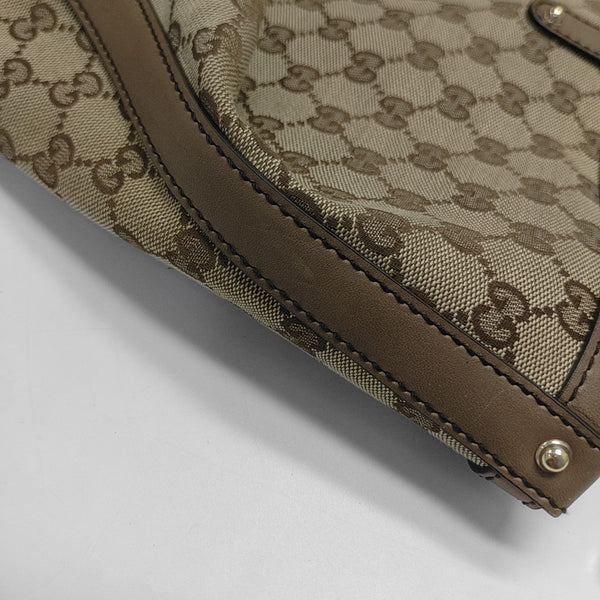 Monogram Canvas Tote Bag Beige