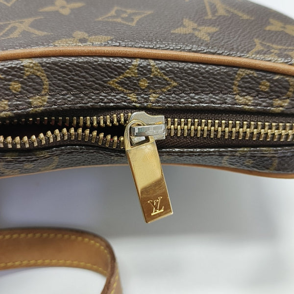 CROISSANT PM Monogram Coated Canvas Brown