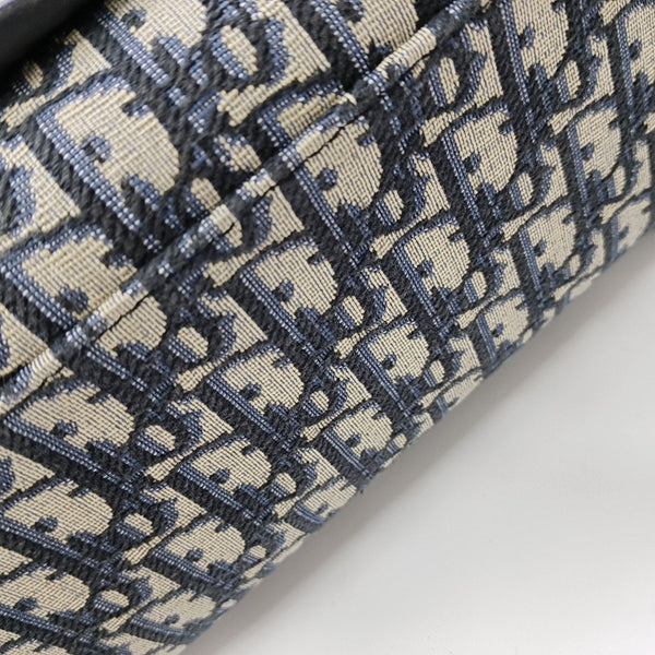 Oblique Canvas Backpack Blue