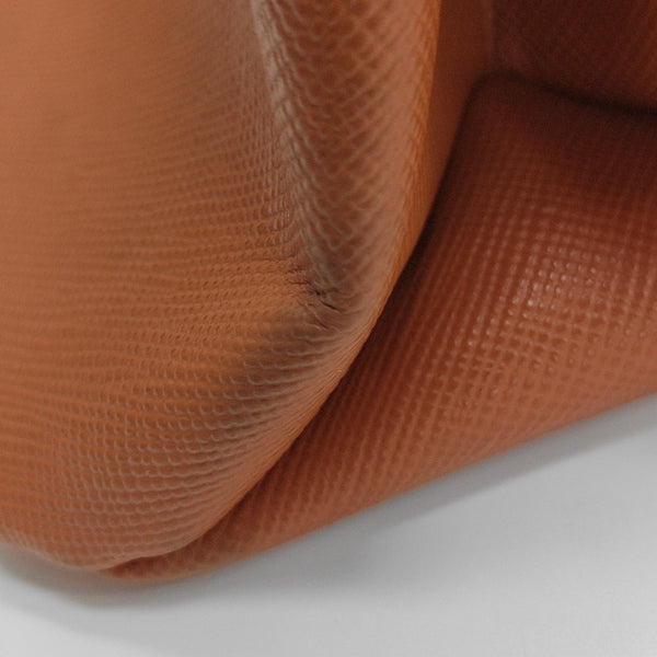 Twin Saffiano Calfskin Orange