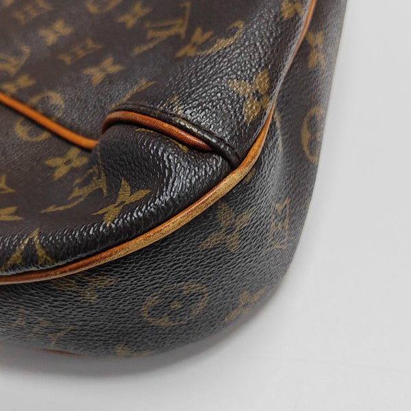 VINTAGE THAMES GM Monogram Coated Canvas Brown