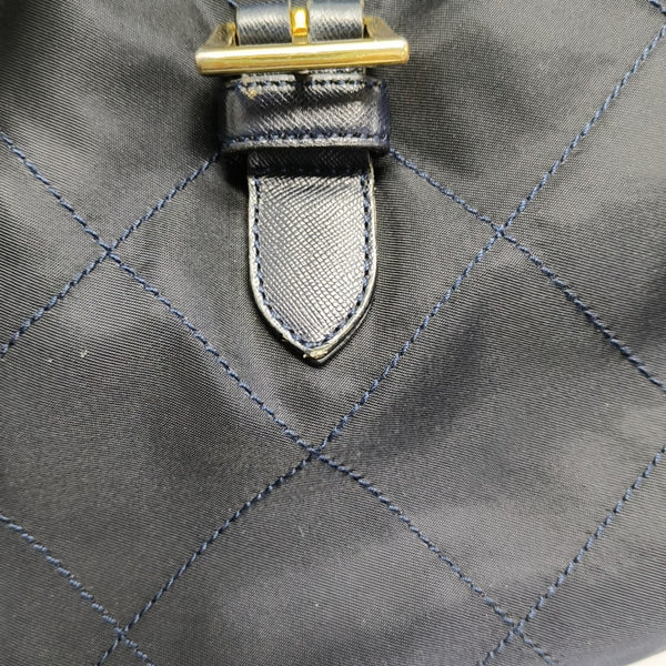 Vela Quilted Nylon Blue