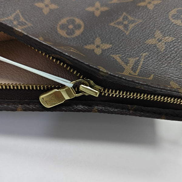 TOILET POCKET 26 Monogram Coated Canvas Brown