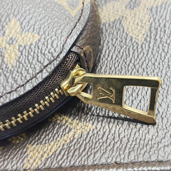 ONTHEGO PM Monogram Coated Canvas Brown