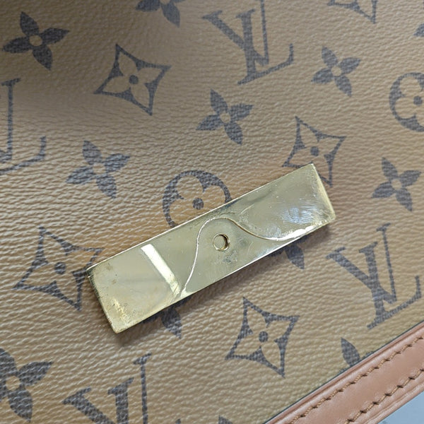DAUPHINE MM Monogram Coated Canvas Brown
