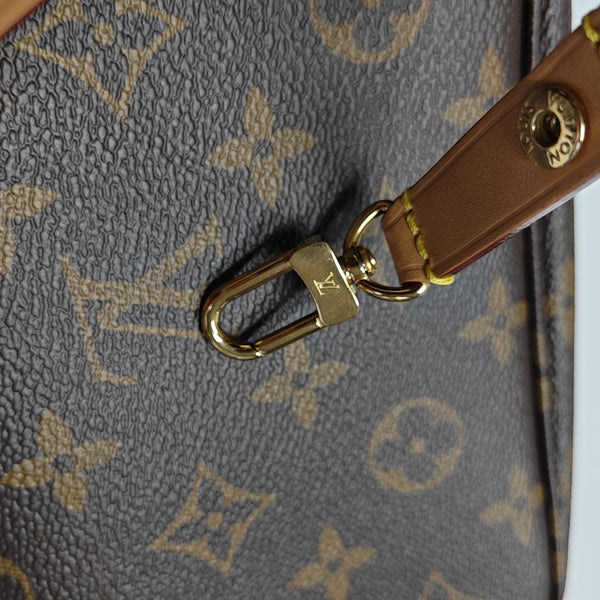 IVY Monogram Coated Canvas Brown