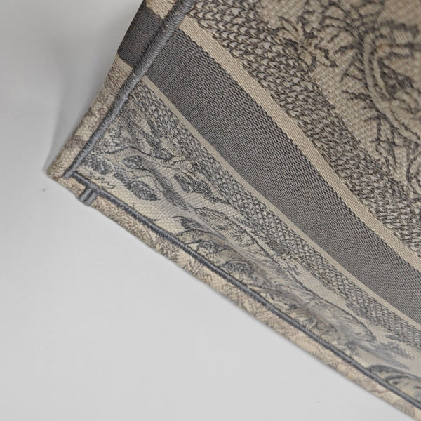 Book Tote Medium Fabric Gray