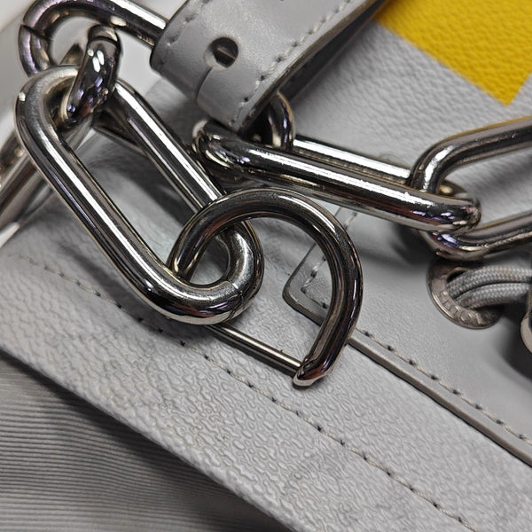 CHALK Monogram Coated Canvas Gray
