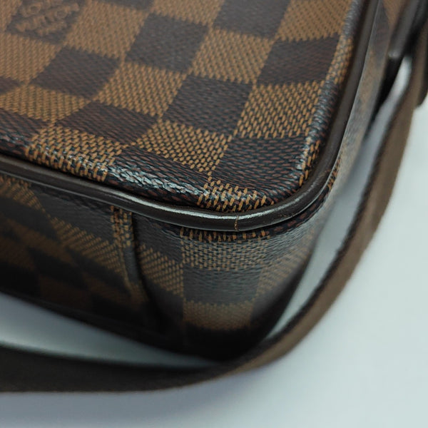 SHELTON MM Damier Ebene Coated Canvas Brown