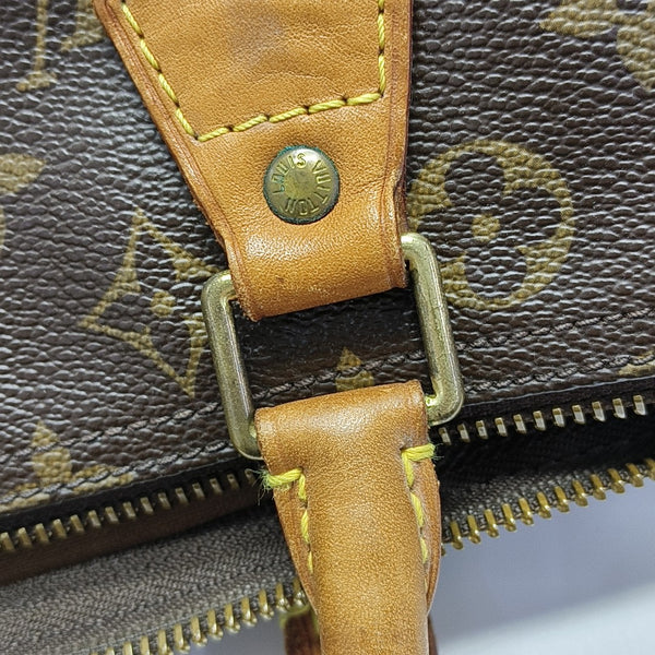 SPEEDY 30 Monogram Coated Canvas Brown