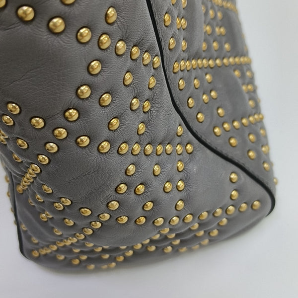 Lady Dior Medium Cannage Lambskin Gray