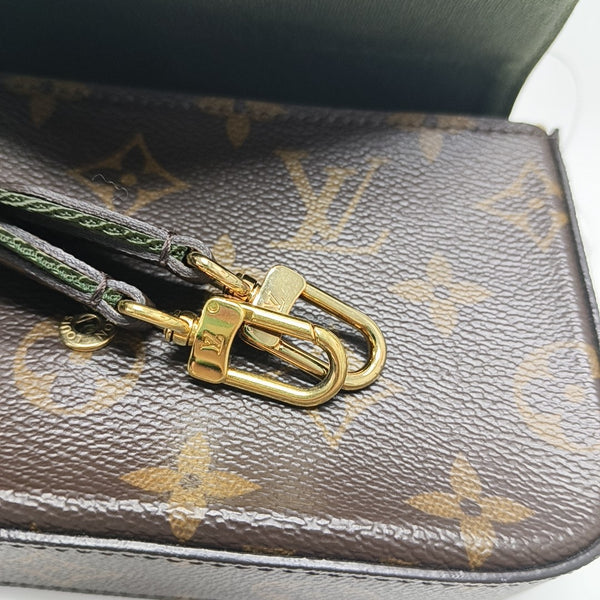 FÉLICIE Monogram Coated Canvas Brown