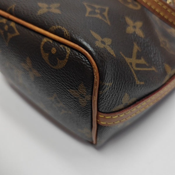 NÉONOÉ Nano Monogram Coated Canvas Brown