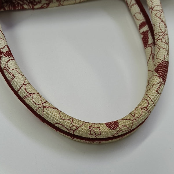 Book Tote Medium Fabric Red