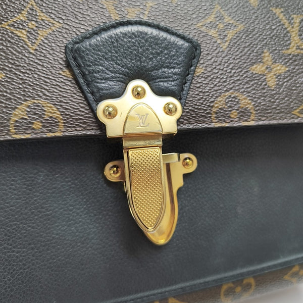 VICTOIRE Monogram Coated Canvas Brown
