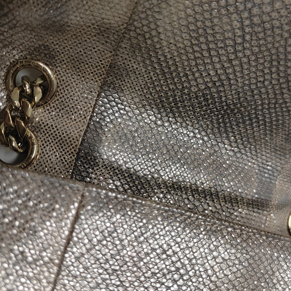 SERPENTI CABOCHON Small Quilted Python Beige