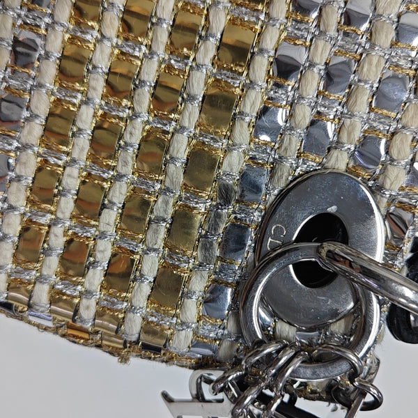 Lady Dior Mini Fabric Multicolor