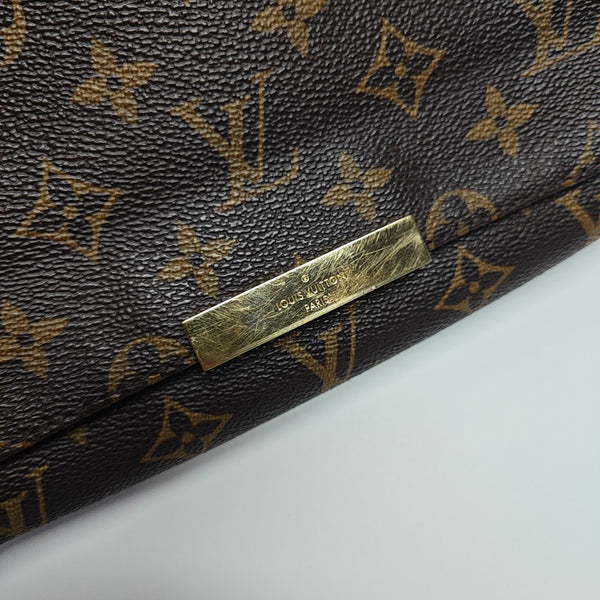 FAVORITE PM Monogram Coated Canvas Brown