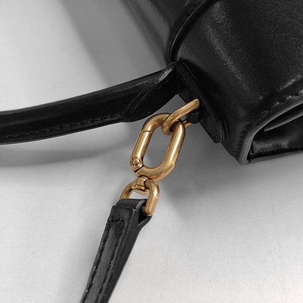 Hourglass S Calfskin Black