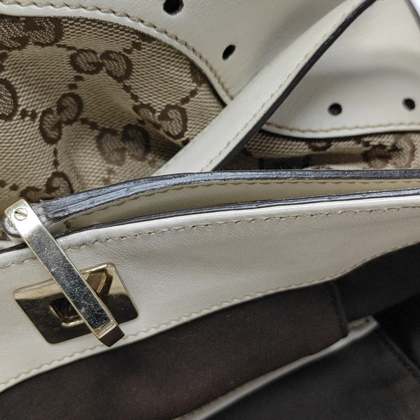 Monogram Canvas Tote Bag Beige
