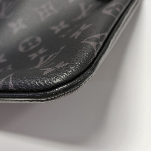 TRIO Monogram Coated Canvas Gray