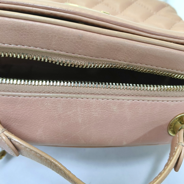Small Quilted Calfskin Pink